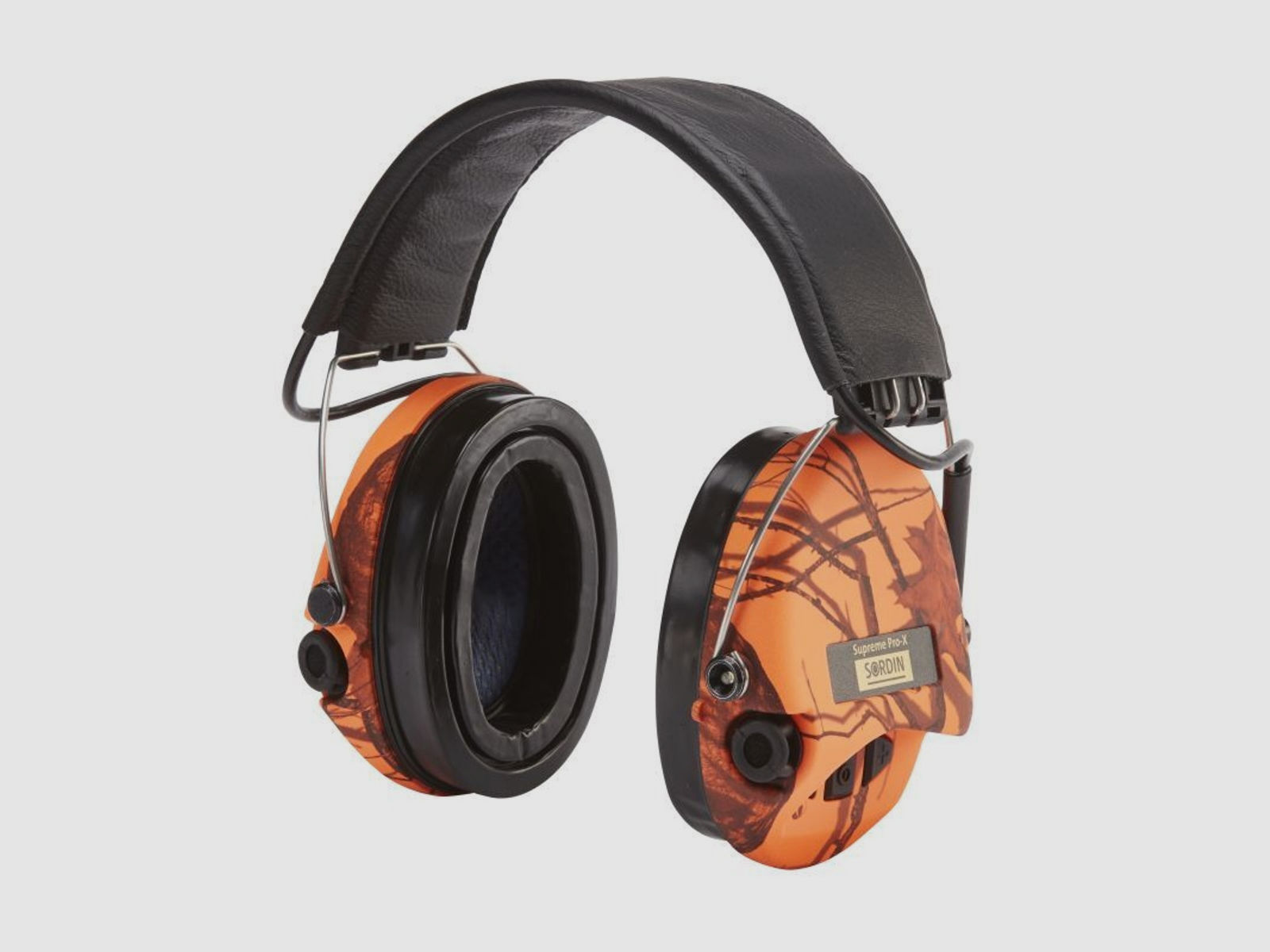 Sordin Gehörschützer Supreme Pro X V23 mit LED, Lederbügel, Orange
