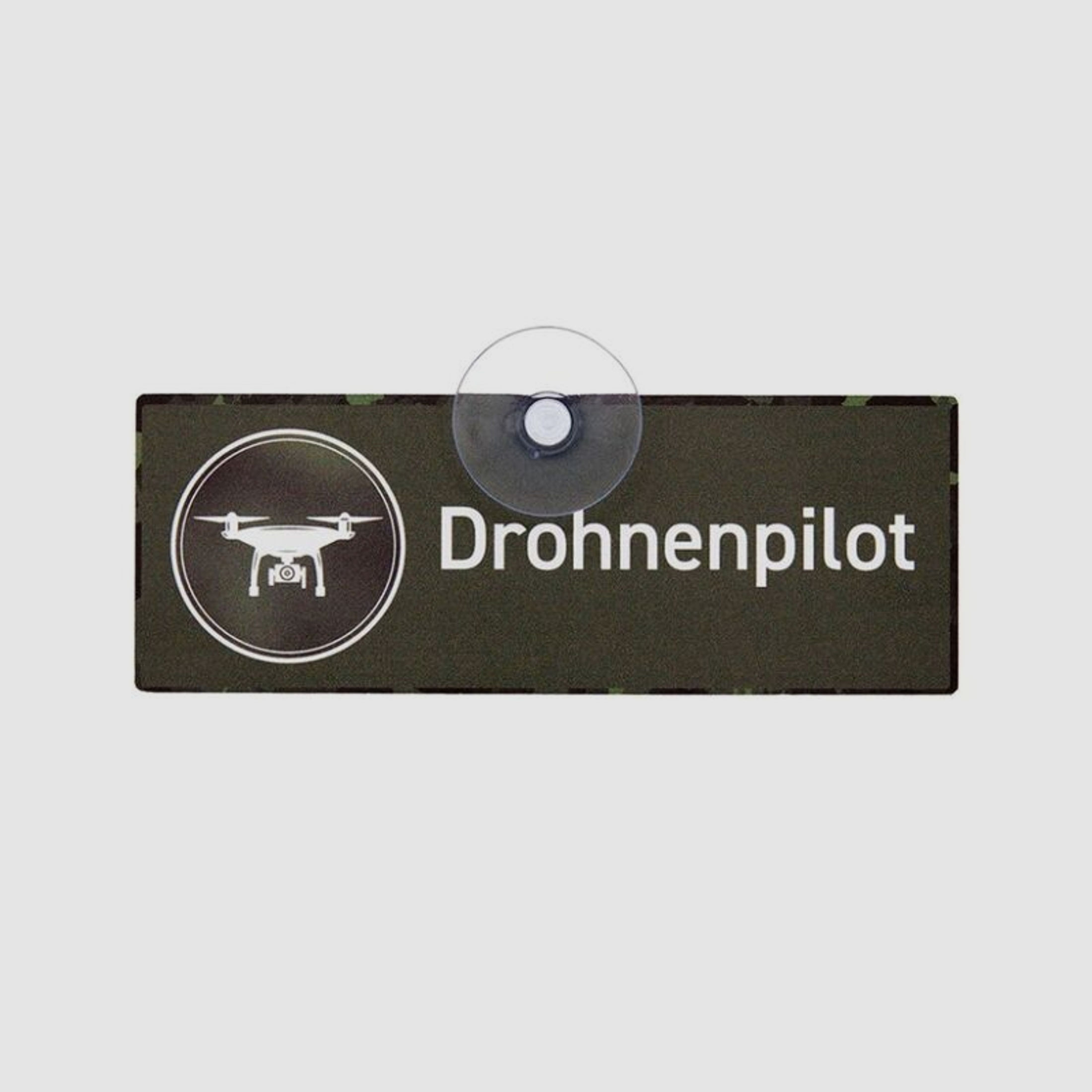 Wilde Hilde Saugnapfschild ""Drohnenpilot"" III