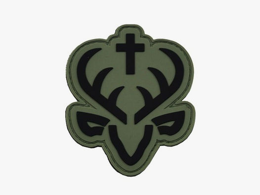 Jagdstolz Logo Patch Black/ Olive-Grey