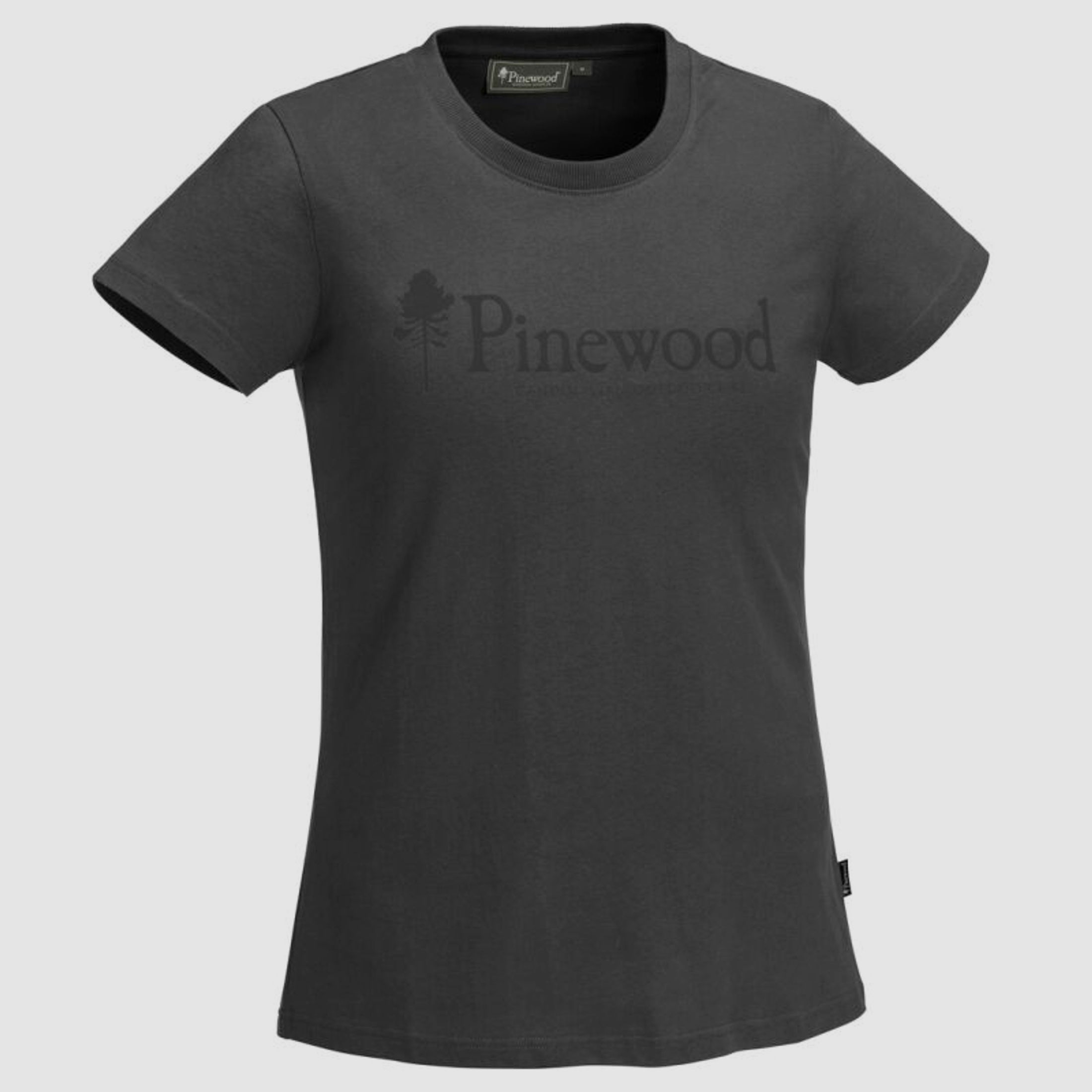 Pinewood Damen T-Shirt Outdoor Life Dunkel Anthrazit