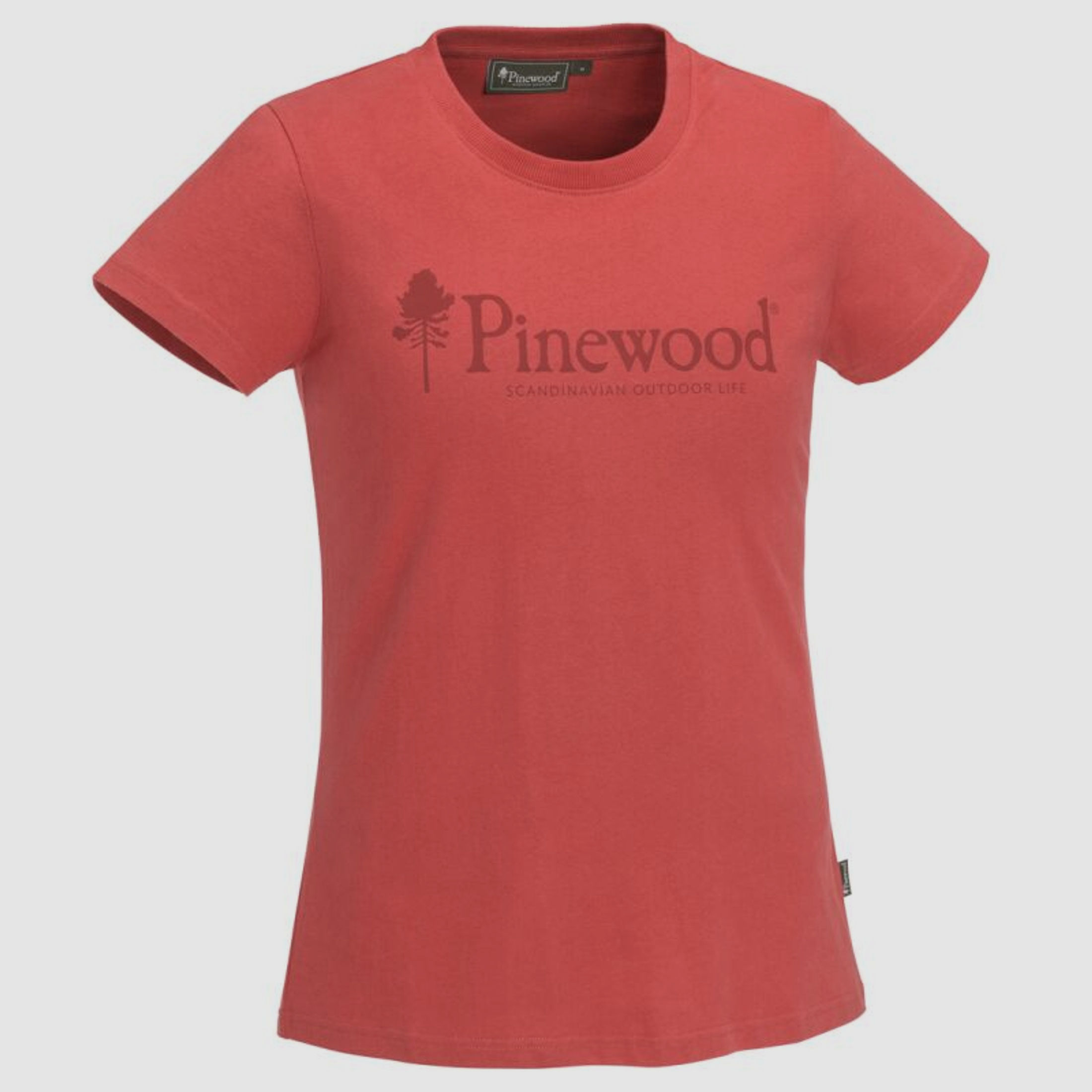 Pinewood Damen T-Shirt Outdoor Life Coral