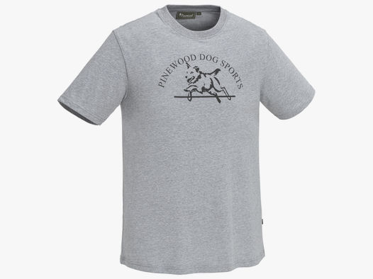 Pinewood Herren T-Shirt Dog Sport Hellgrau