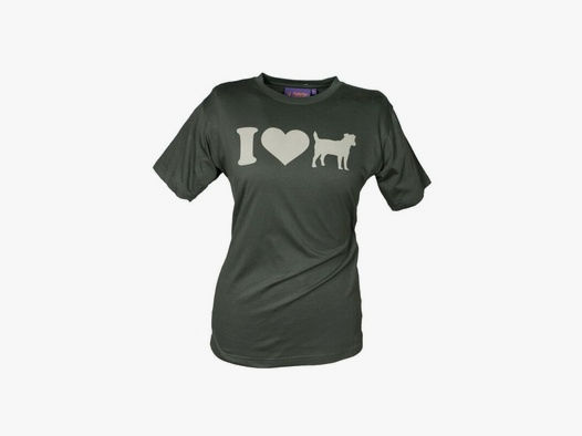 Hubertus Damen T-Shirt ""I love Terrier""