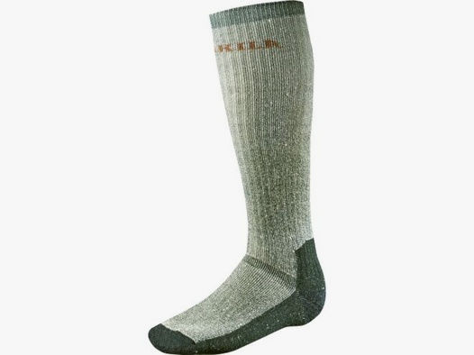 H?rkila Expedition Socke lang, grau/gr?n 39-42