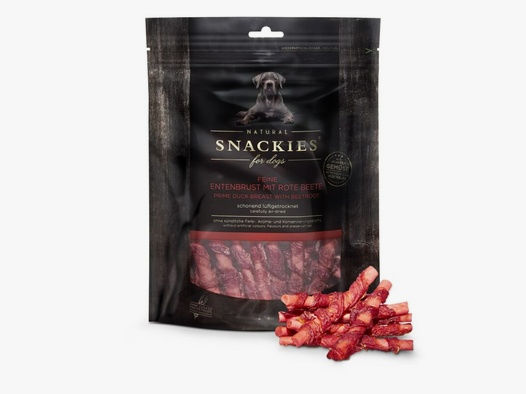 Snackies Hundesnack Feine Entenbrust mit roter Beete 180g