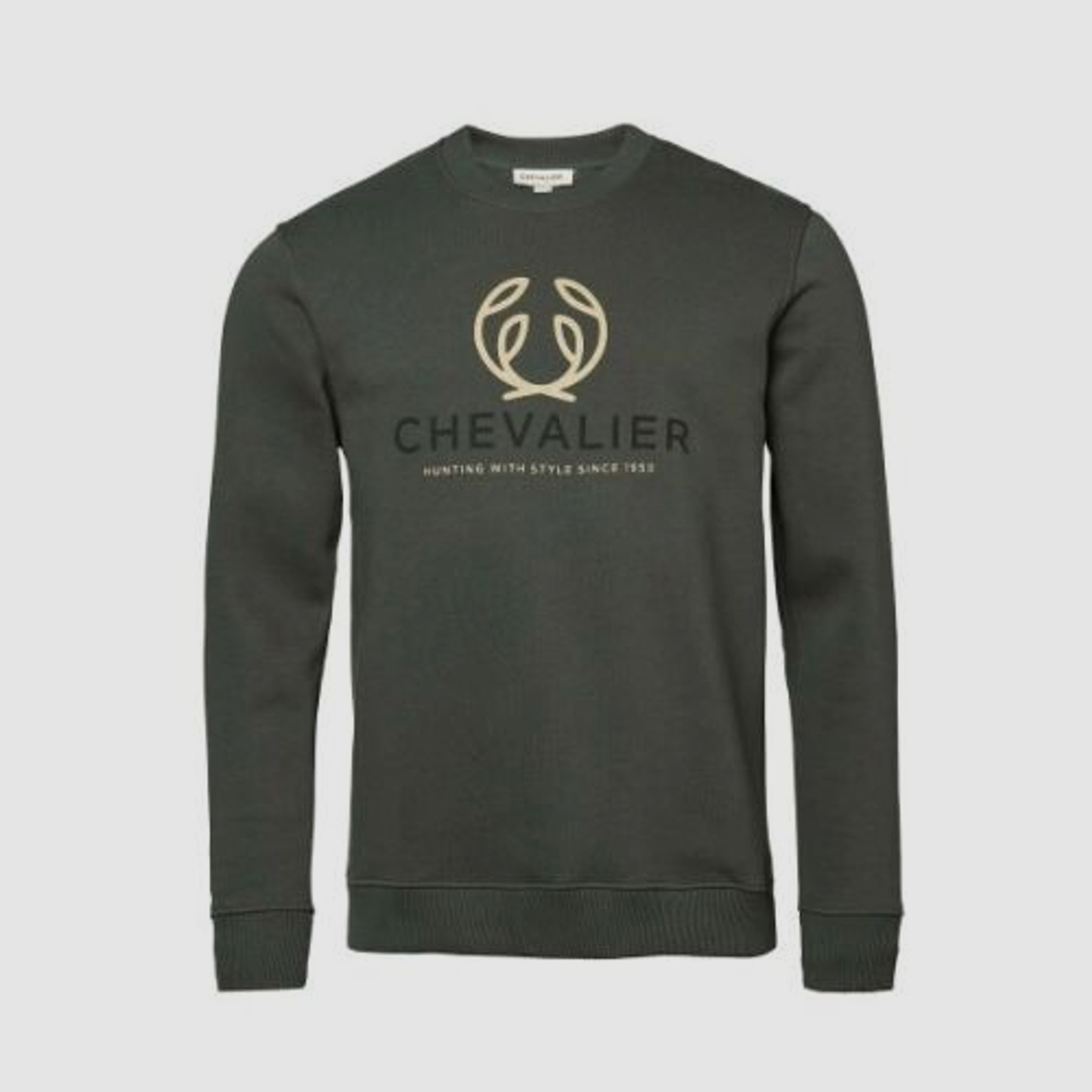 Chevalier Herren Logo Sweatshirt Midnight pine L