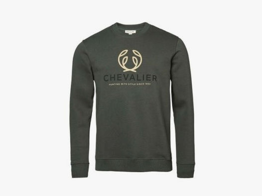 Chevalier Herren Logo Sweatshirt Midnight pine L