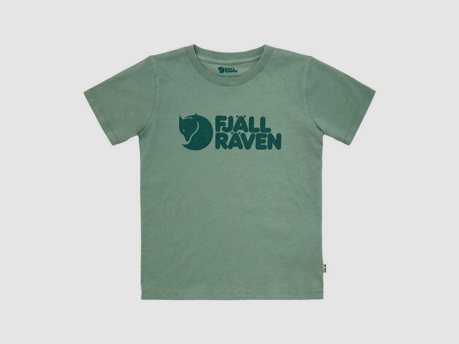 Fjällräven Kinder Logo T-Shirt Grün