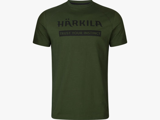 Härkila Herren Logo T-Shirt 2er Pack Duffle Green/Phantom
