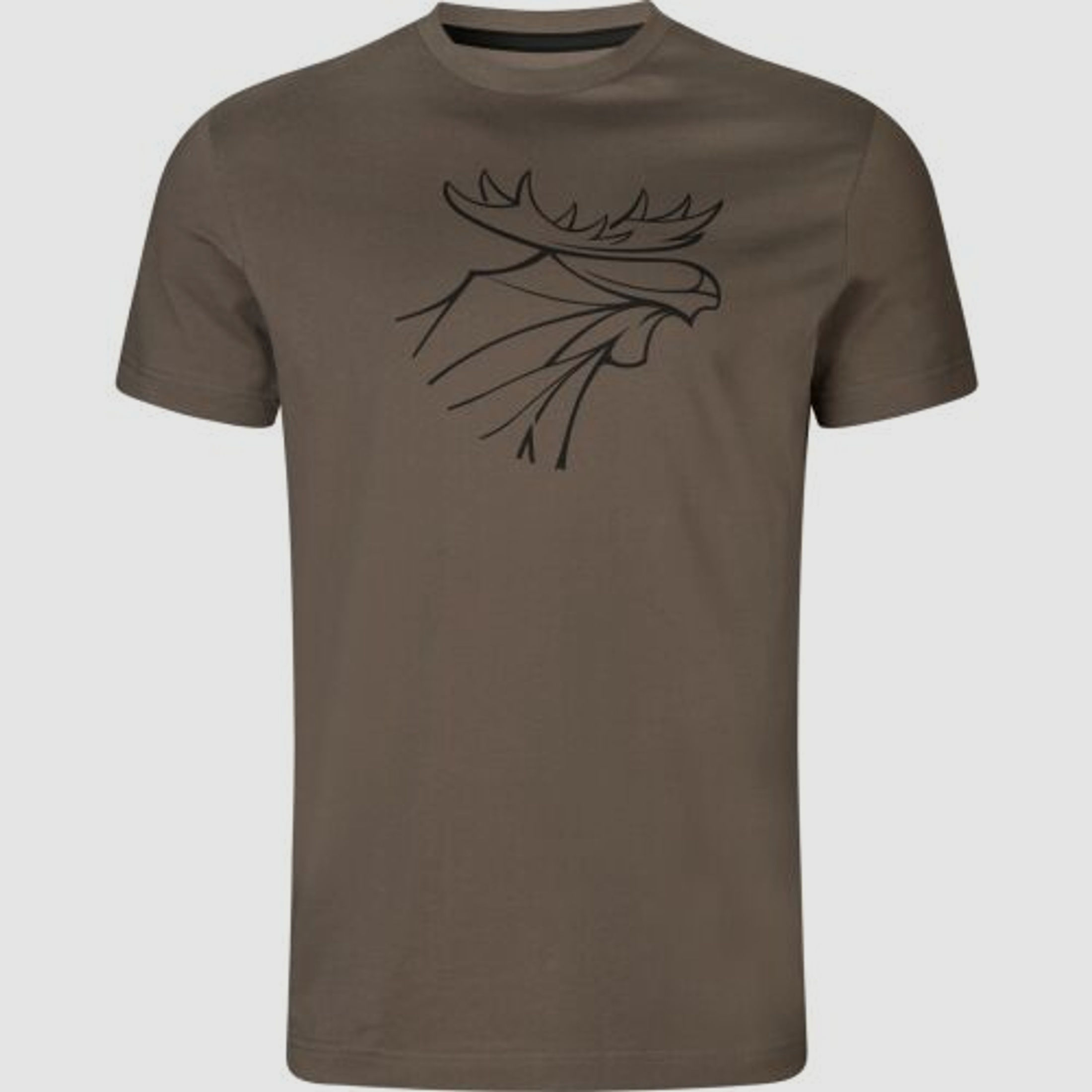 H?rkila Herren T-Shirt Graphic 2er Pack Brown granite/Phantom M