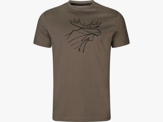 H?rkila Herren T-Shirt Graphic 2er Pack Brown granite/Phantom M