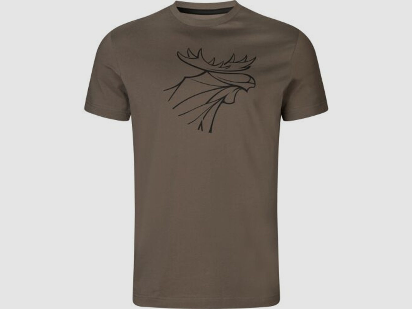 H?rkila Herren T-Shirt Graphic 2er Pack Brown granite/Phantom 3XL