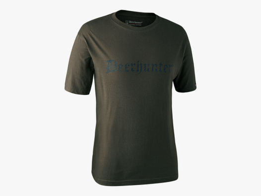 Deerhunter Herren T-Shirt mit Logo grün