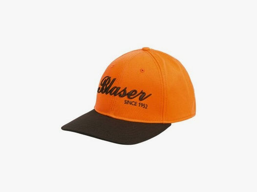 Blaser Striker Kappe Limited Edition Blaze orange/Dunkelbraun