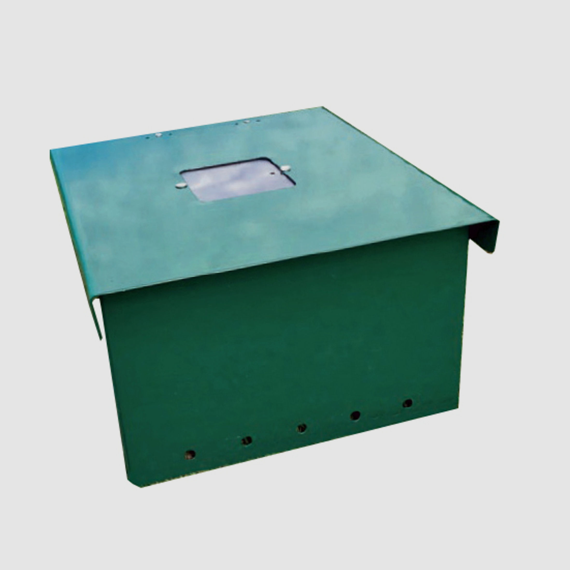 Schalldämpferbox für Wühlmausselbstschussgerät
