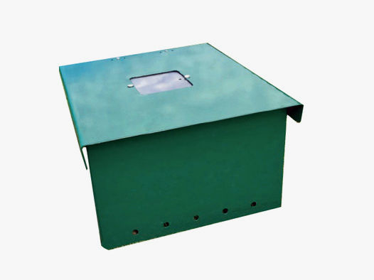 Schalldämpferbox für Wühlmausselbstschussgerät