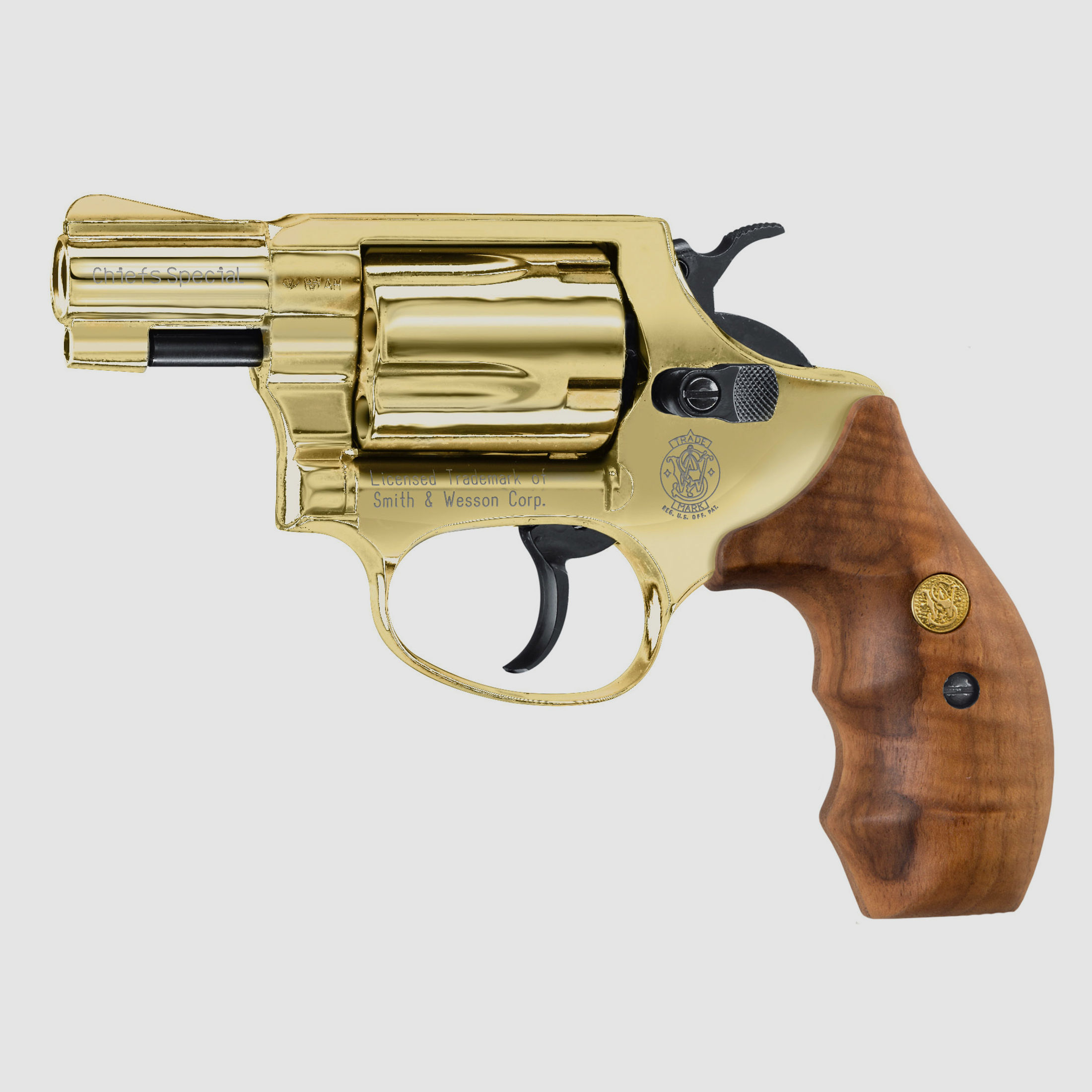 Smith & Wesson Chiefs Special Gold Kal. 9 mm R.K.