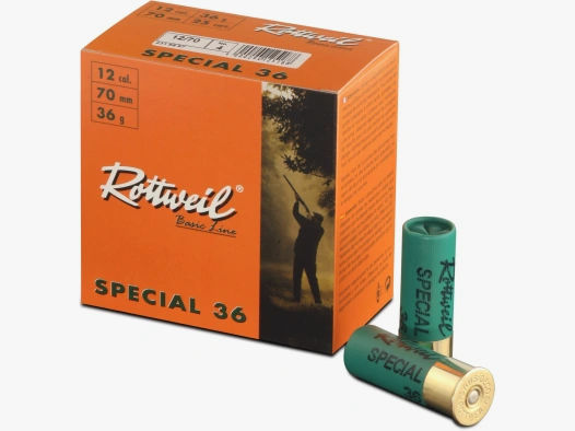 Rottweil Special 36 12/70 3,2mm Plastik, 25er Packung