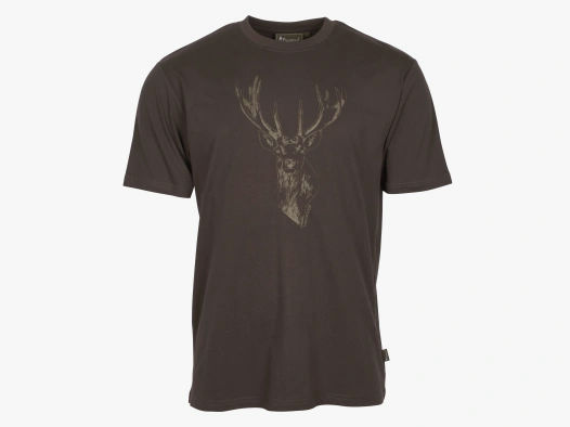 Pinewood Red Deer T-Shirt suede-brown