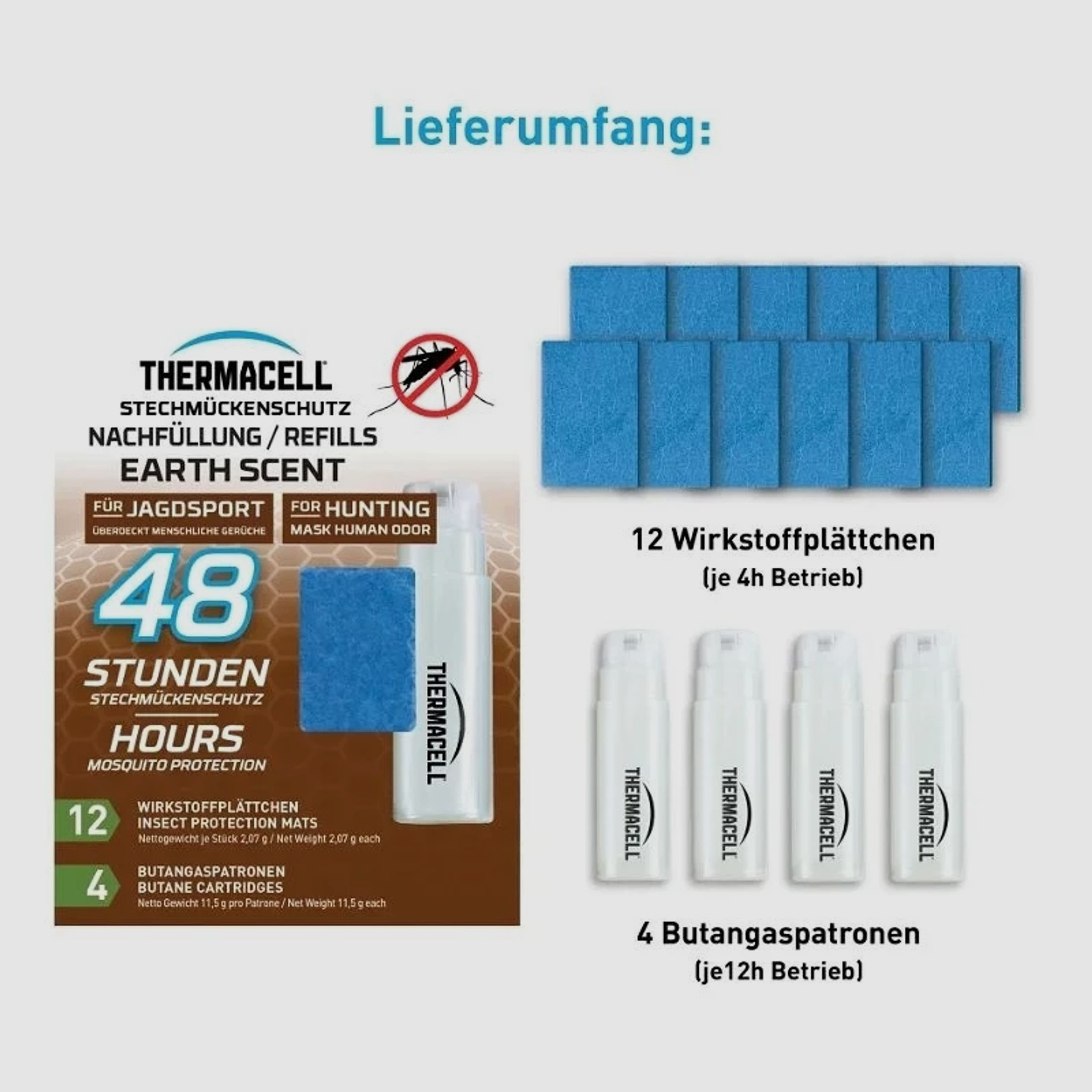 Thermacell E-4 Earth Scent Nachfüllpackung 48 Stunden