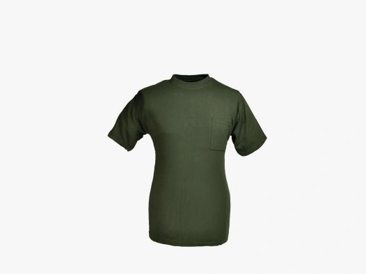 Rundhals T-Shirt oliv
