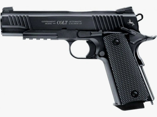Luftpistole Colt M45 CQBP CO2 schwarz, 4,5mm Blowback