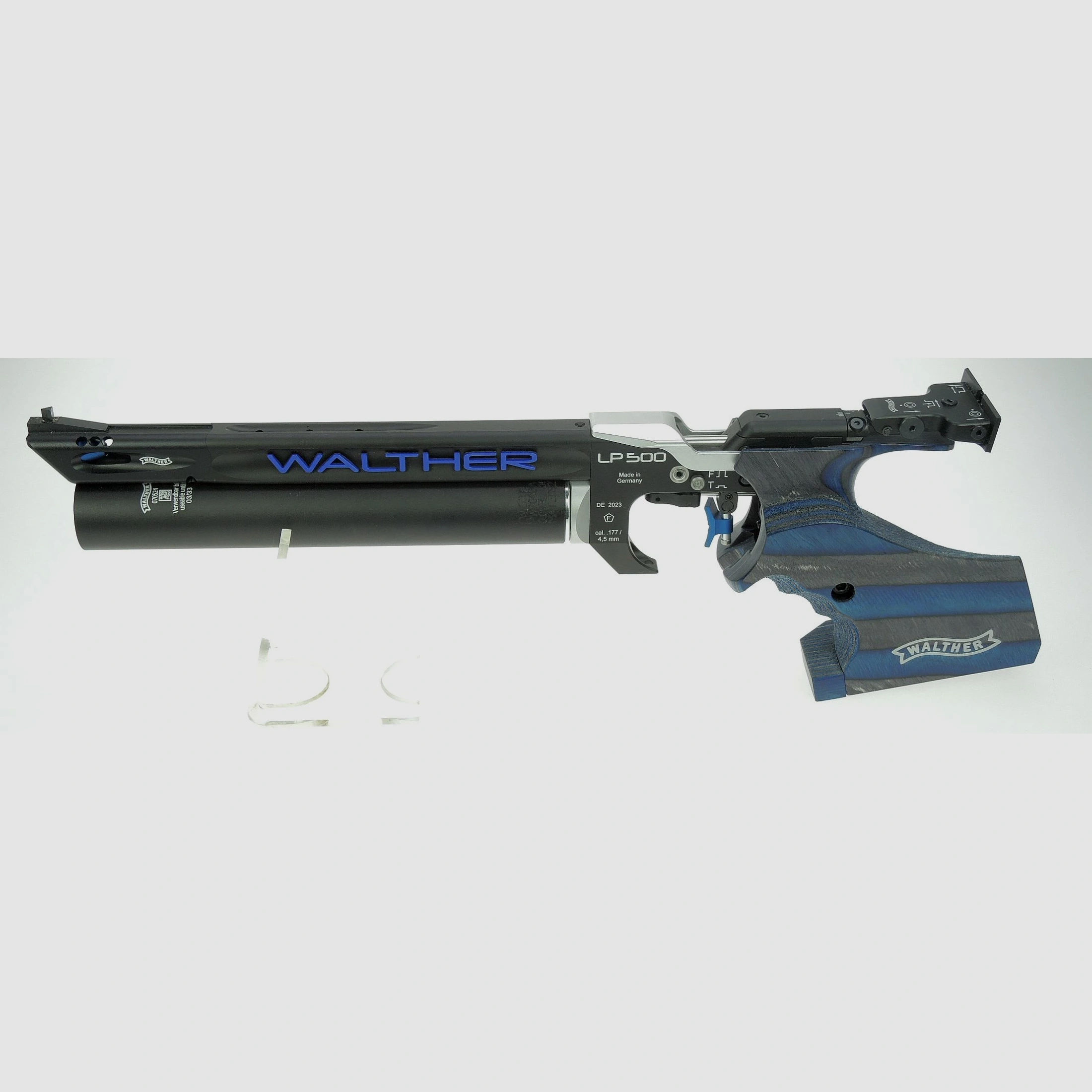 Walther LP500 Expert Blue Angel rechts Gr.M