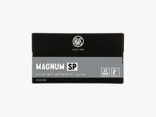 RWS .22 WMR Magnum Softpoint 2,6g
