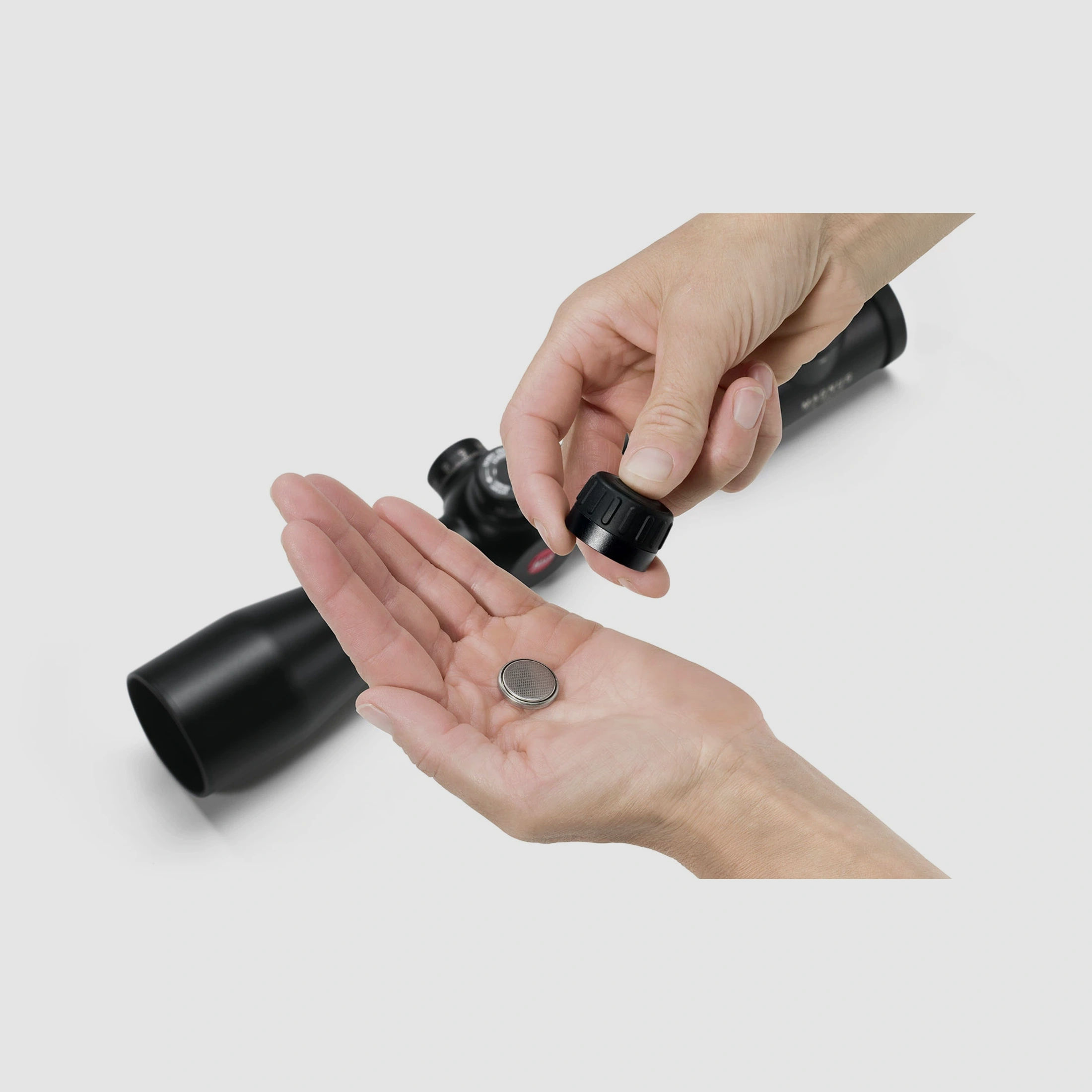 Batteriecontainer Leica für Magnus Zielfernrohre
