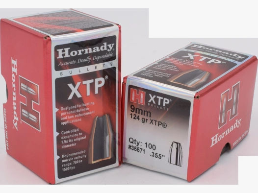 Hornady 9mm Para XTP 124grain