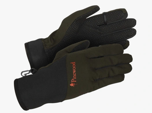 Pinewood Neopren Handschuhe moosgrün/schwarz