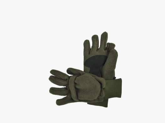 Handschuhe Fleece/o.Zeigefinge Finger/Faust oliv