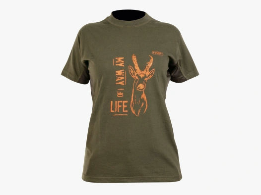 Hart Branded Roe Deer T-Shirt braun