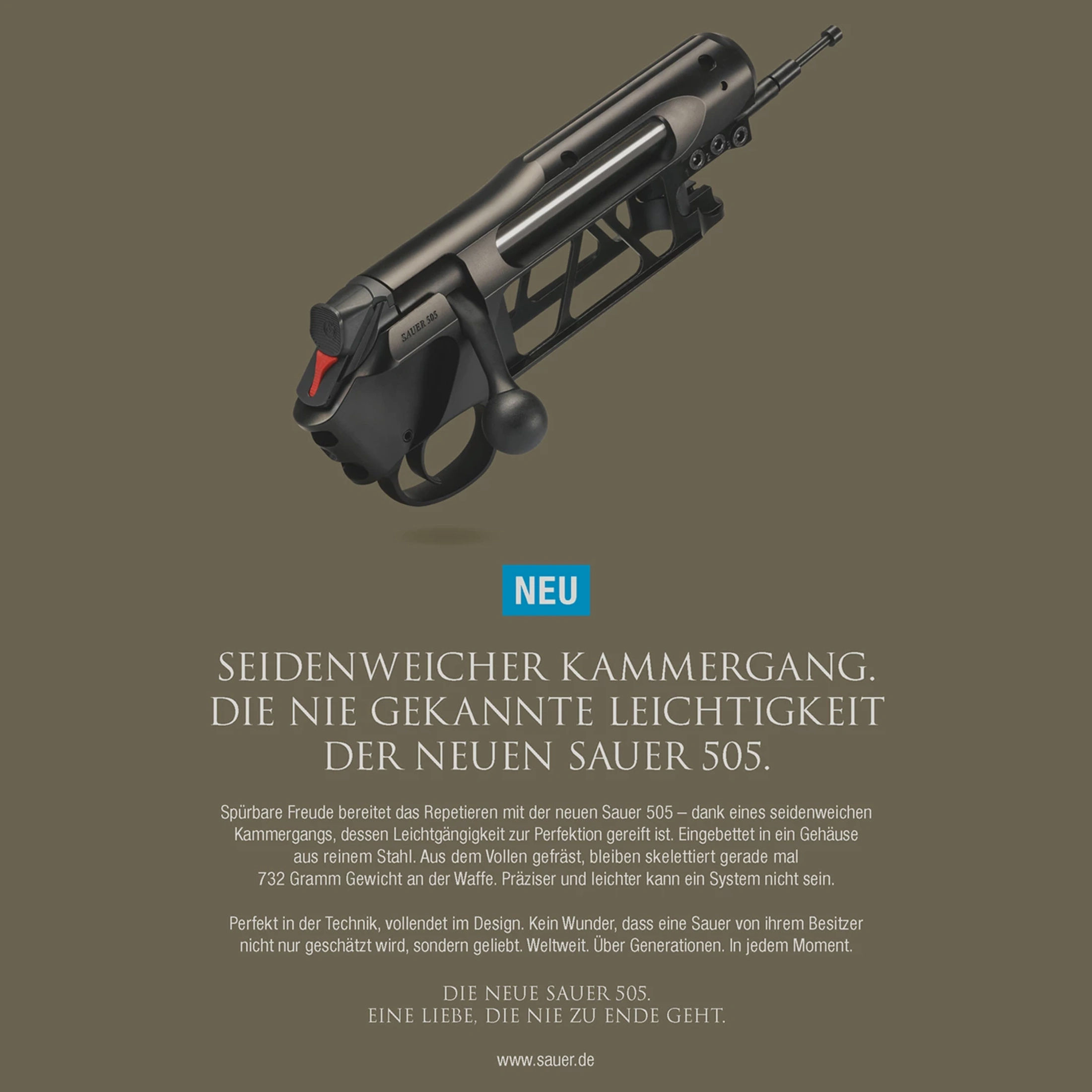Sauer 505 Artemis Holzklasse 2 Kal. 30-06 LL51cm M15x1