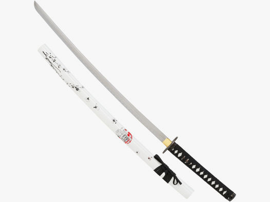 Samuraischwert White Flower Schwert mit weißer Scheide