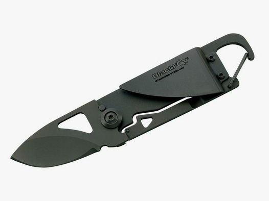 BlackFox Einhandmesser, 440,Frame Lock integrierter Karabinerhaken