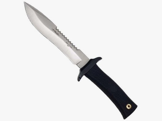 Messer schwarze Griff, Säge