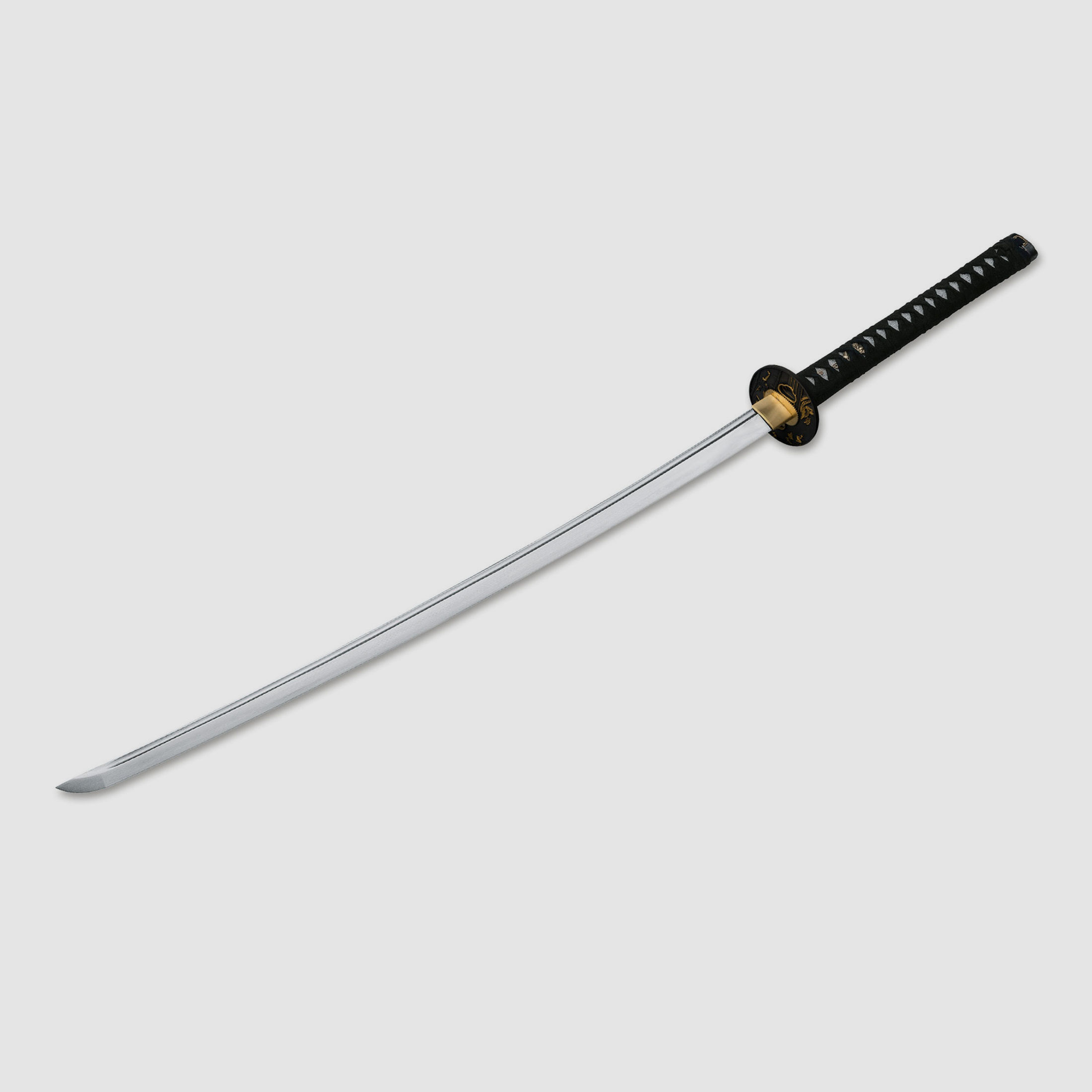 Akito scharfes Samuraischwert mit Hamon für Schnittest geeignet