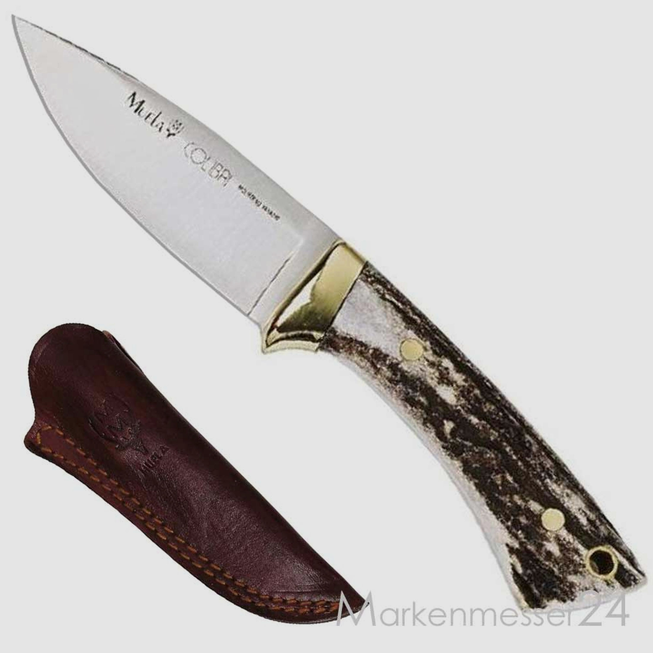 Muela Jagd-Messer Colibri mit hochwertiger Lederscheide