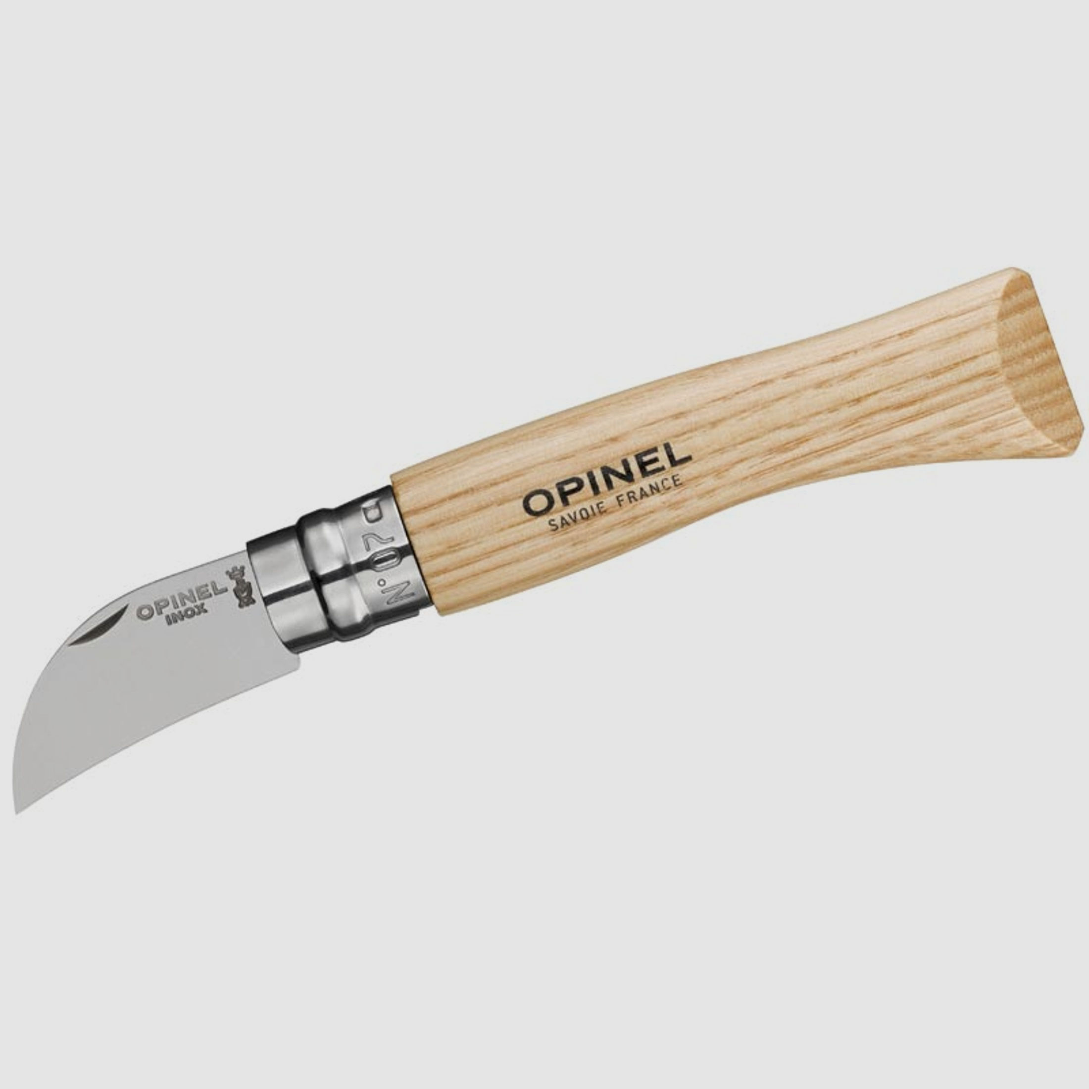 Opinel Messer No 07, rostfrei, Kastanienholz, zum Schneiden, und Schälen von Kastanien und Oliven, Virobloc