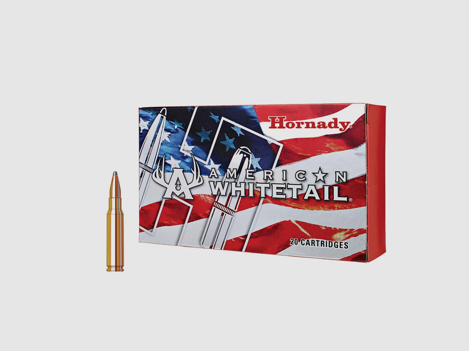 HORNADY - Munition .308Win. American Whitetail® SP 10,7g/165grs