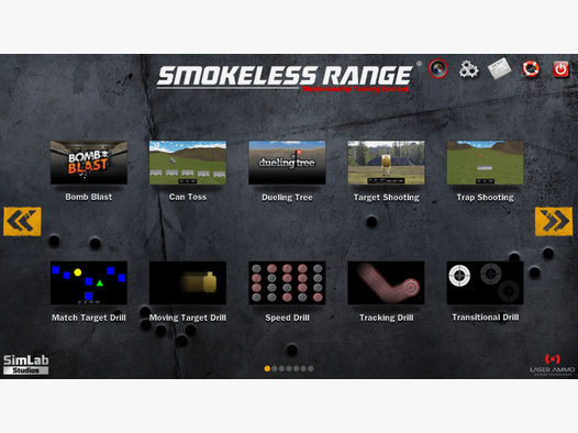 LASER AMMO - Smokeless Range ® 2.0- Home Simulator