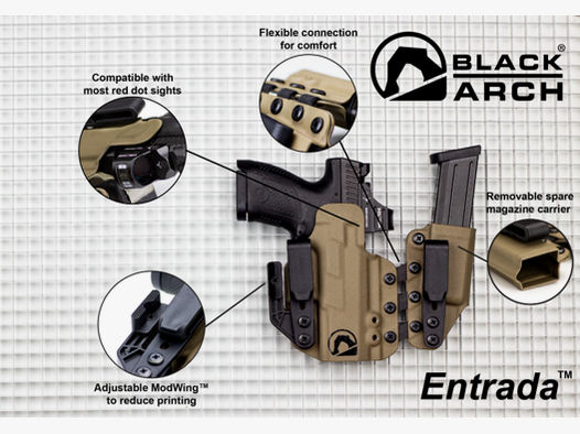 BLACK ARCH HOLSTER - Pistolenholster Entrada™ Flexible Appendix
