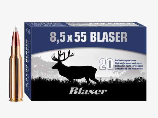 BLASER - Munition 8,5x55 Blaser Nosler Accu Bond 11,7g/180gr