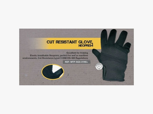 MTP Neopren Schnittschutz Handschuhe 2XL