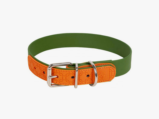 Farm-Land Hundehalsband grün-orange