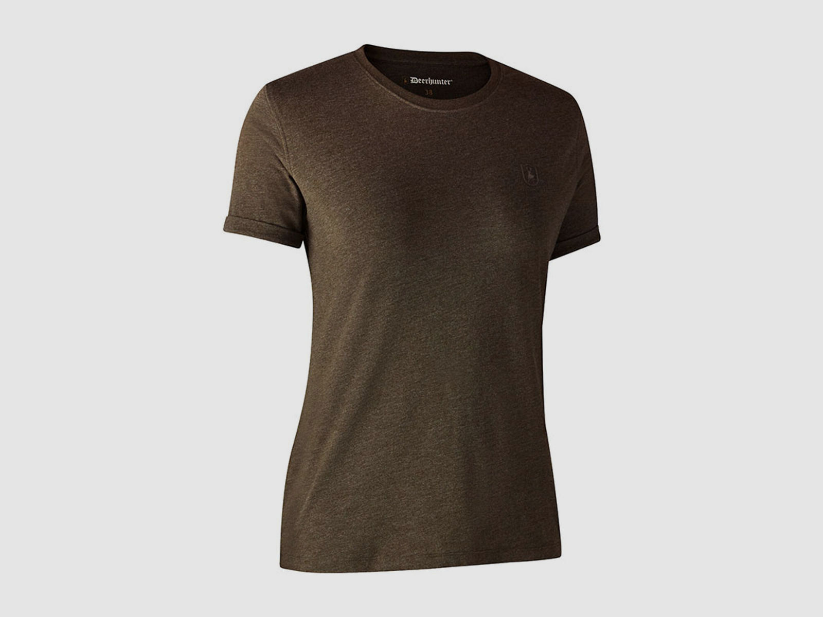 Deerhunter Damen T-Shirts 2er Pack grau + braun