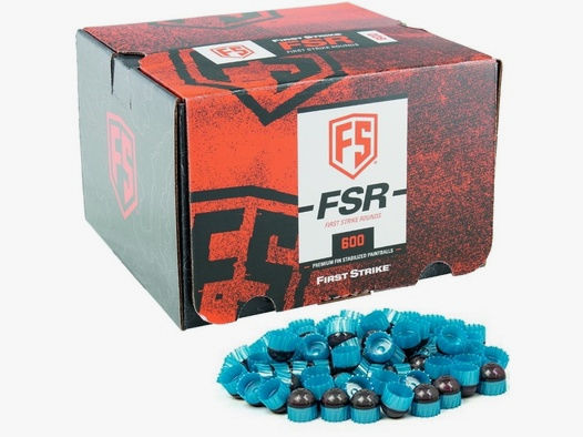 First Strike Paintballs 600 Schuss Box (grau / blau)