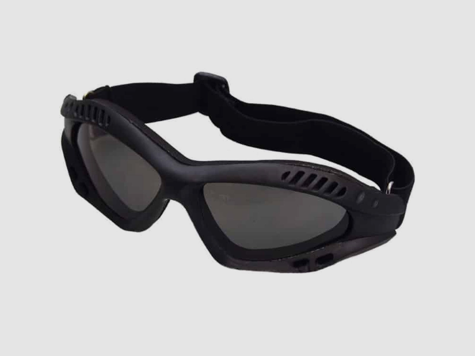 DELTA SIX FlexProtect Airsoft Schutzbrille (schwarz - Smoke Glas)