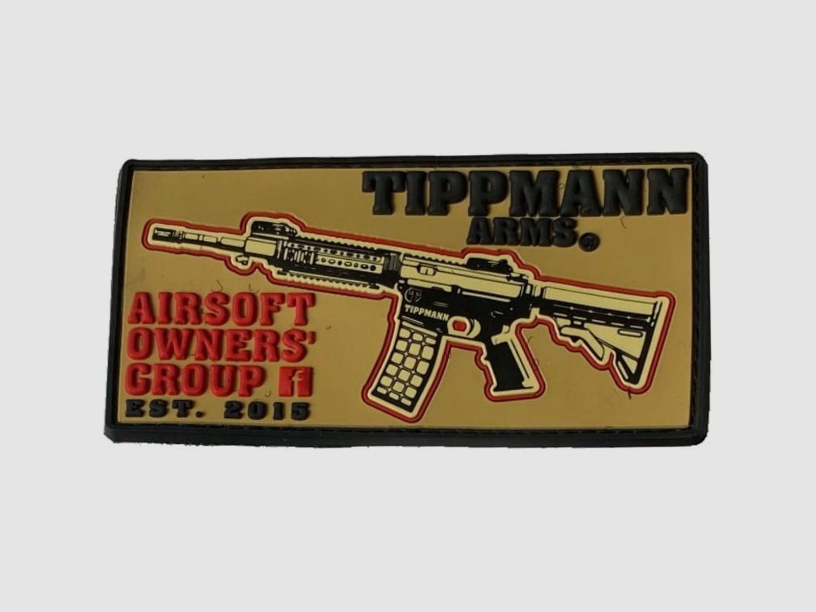 Paintball / Airsoft PVC Klettpatch (Tippmann Tactical AOG/tan)